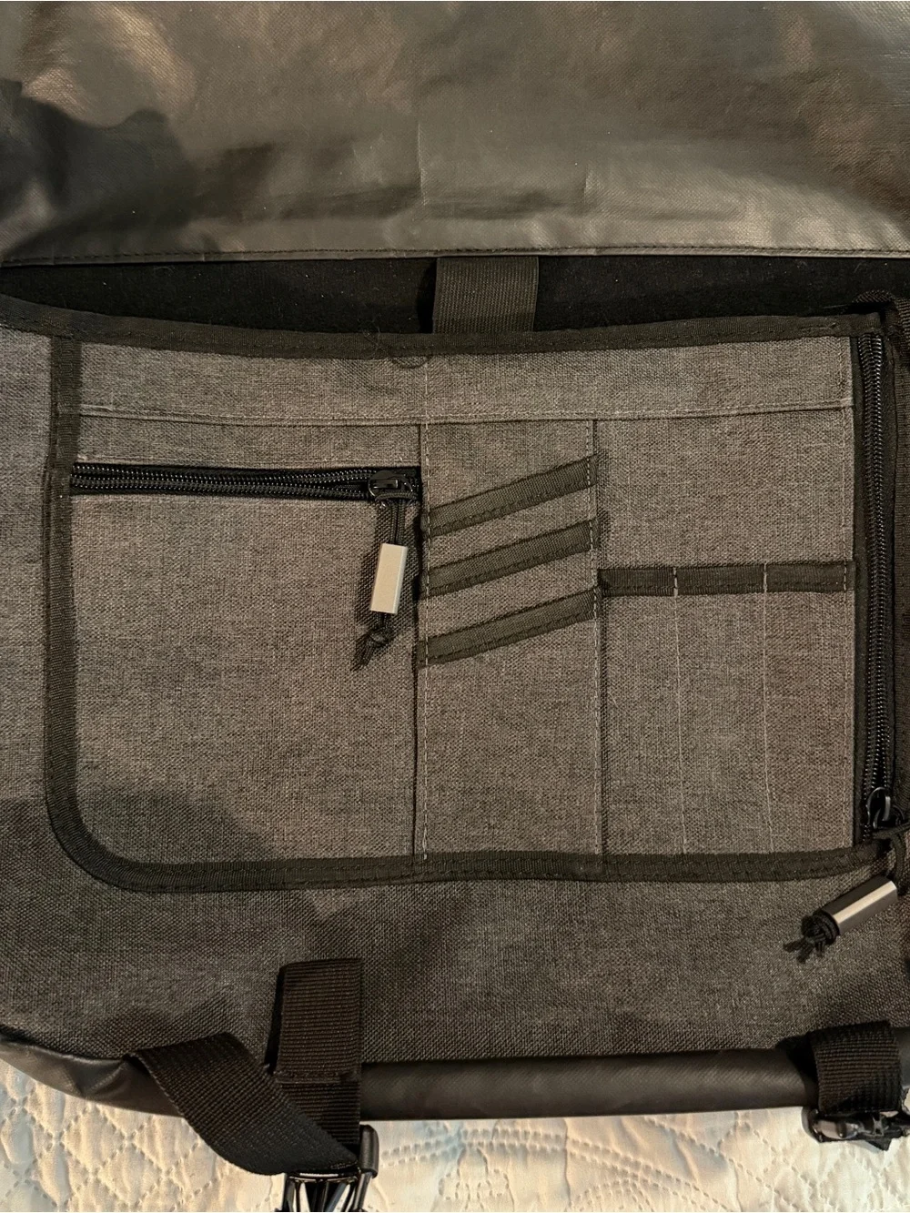 Ogio Slalom Black Messenger Bag